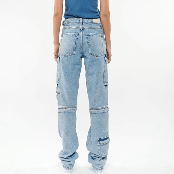 ICON Bianca cargo jeans 25 New - Picture 3 of 11
